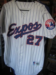 Montreal Expos Game Used Jersey #27 Vladimir Guerrero 1997 Spring 