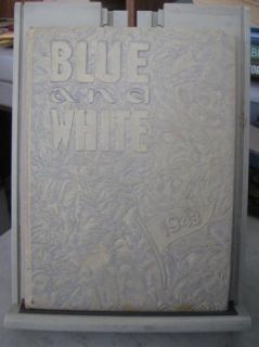 1943 Blue & White Stockton CA High School Yearbook Janet Leigh Actress 