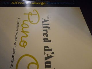 Auberge The Alfred DAuberge Piano Course Book 1