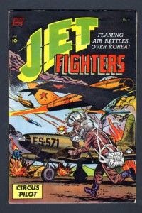 JET FIGHTERS 6 4.5 VG+ 1953 NEDOR STANDARD ALEX TOTH KOREAN WAR