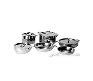 All Clad Tri Ply Stainless Steel 10 Piece Cookware Set   professional 