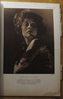 1919 1921 Theater Magazine Lot 5 Art Nouveau Stars Henry Clive 