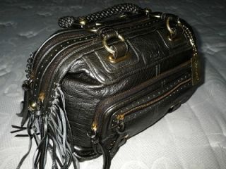   Fringe Cambridge Leather Alexa Tote Bag Purse Satchel WOW