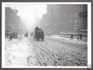 Alfred Stieglitz Winter Fifth Avenue 1893 Postcard