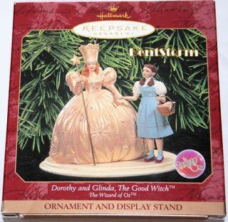 HALLMARK Wizard of OZ Dorothy & Glinda Good Witch Christmas Keepsake 