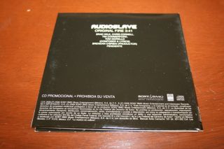 Audioslave Original Fire Mexico 1 trk Promo CD Digipack