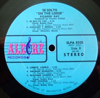 Ricardo Ray SE Solto 1966 Allegre Stereo ExNm on Loose