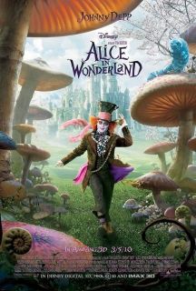 Johnny Depp Signed x9 Alice in Wonderland Script Rpt