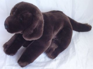 Animal Alley Chocolate Brown Labrador Retriever Puppy Dog Bean Plush 