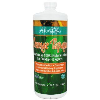 whole leaf aloe vera juice concentrate orange papaya 32 oz liquid the 