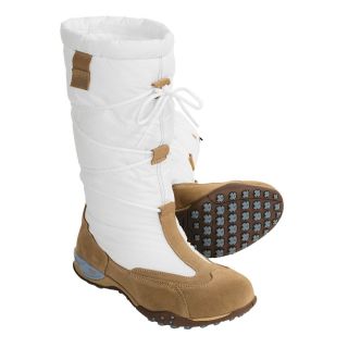 NEW Mephisto Allrounder White Brown Suede & Mesh Fabric Winter Boots 