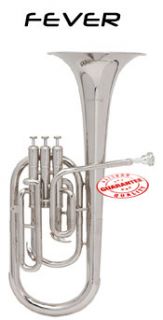 Fever Deluxe Alto Horn Silver With Case and Mouthpiece. 2411 1 L