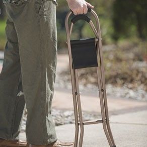 Lightweight Aluminum Cane Sling Seat [Supports up to 250 Lbs]
