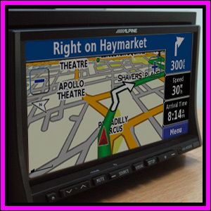 Alpine IVA W520E 7 LED DVD Player GPS Navigation System CD iPod Car 