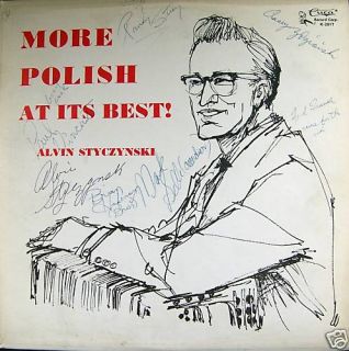 Alvin Styczynski More Polish at Its Best Signed LP
