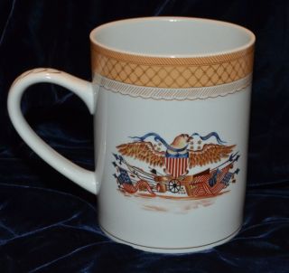   1976 US Bicentennial Mottahedeh Vista Allegre Porcelain Mug