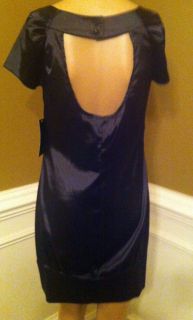 Alyn Paige Little Silky Black Dress Size Small NWT Cut Out Back