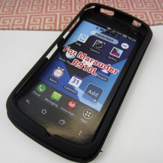 New Black Rubberized Hard Case Phone Cover for Verizon Pantech 