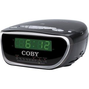  am fm dual alarm clock radio with stereo cd player digital clock 