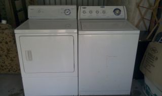 Washer Dryer Set Crosley Washer Amana Electric Dryer White Warranty 