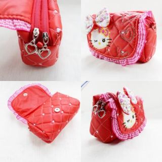   Red Kids Bag School Bag Girls Accessory Chiristmas Gift 10164L