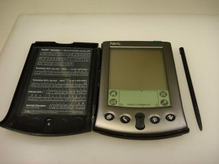 Palm VX Handheld PDA w Metal Case and Stylus Pen