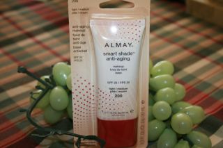 ALMAY~SMART SHADE Anti Aging Liquid Makeup #200 LIGHT/MEDIUM~Squeezy 