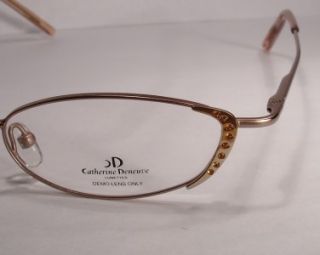 CATHERINE DENEUVE Eyeglass Eyewear Frame 202 GOLD