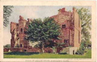 Ruins Ambler House Jamestown Exposition 1907 Postcard