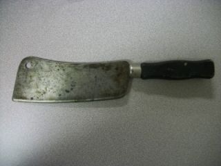 Antique Meat Cleaver~American Cutlery Co~Conjoined AC Co Stamp
