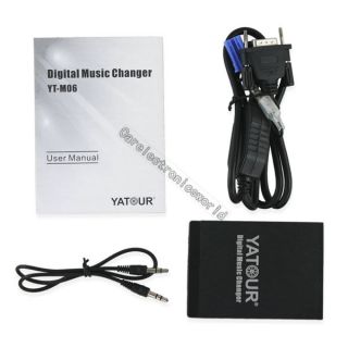 Car Digital CD Changer USB Aux SD  Music Adapter for Toyota Camery 