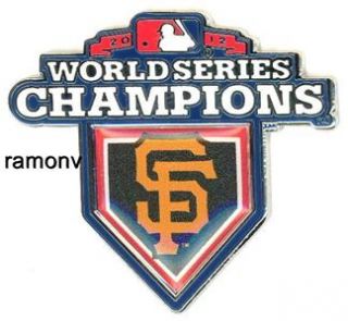  Francisco Giants World Series Champions Pin SF Champs IN STOCK aminco