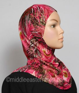 Piece Amira Hijab Underscarf Hood New Girls Lace Trim