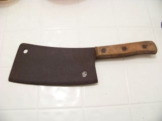 Large Vintage Meat Cleaver Cutlery Chopper Kitchen Knife DonT Miss 