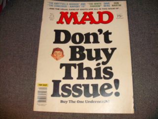 Mad Magazine April 1980 Amityville Horror Concorde