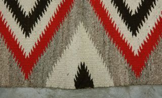  American Indian Navajo Eye Dazzler Old Hand Made Wool Saddle Blanket 
