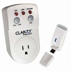 Clarity Amplified Corded Phone Accessory Lamp Flasher (Model No. C 
