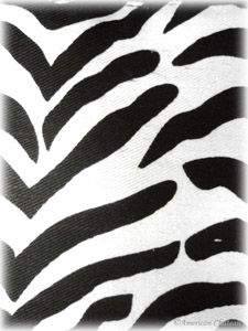 3pc Black and White Zebra Towel Set Face Hand Bath