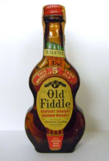 Vintage American Whiskey Bourbon Old Fiddle