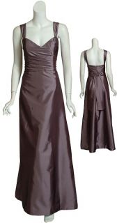 Charming Amsale Amethyst Taffeta Eve Gown Dress 10 New