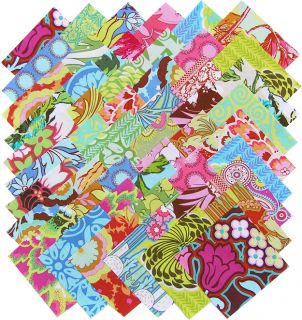 Amy Butler Soul Blossoms 4 Fabric Quilting Squares Westminster Fibers 