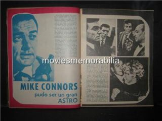 mike connors article cinelandia magazine 1969