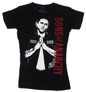 JAX Hands Sons of Anarchy Sheer Junior Womens T Shirt