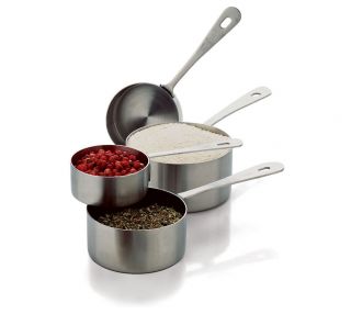 Amco Professional Stainless Steel Measuring Cup Set