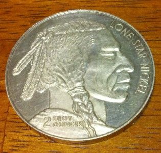 Troy Ounce Lonestar Nickel 999 Silver Dallas Specialty Mint One Day 