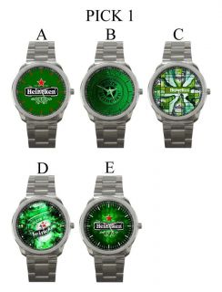 Heineken Lager Beer Design Sport Metal Watch