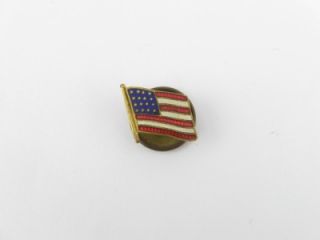   1900 s united states american flag figural patriotic enamel lapel pin