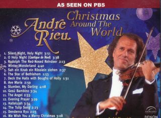 Andre Rieu Christmas Around The World Denon Stereo 16 Track Holiday 