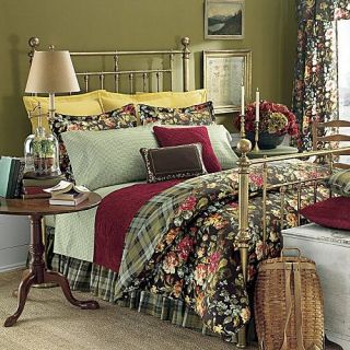 14pc Full Comforter Quilt American Living Ralph Lauren Cardiff Floral 