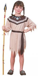 Native American Princess Indian Child Costume M 8 10